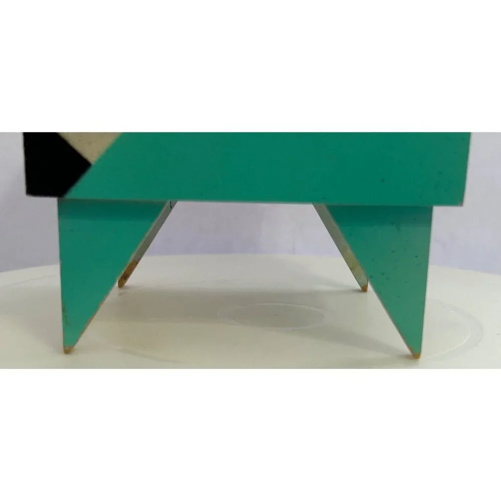 Hollis Fingold Postmodern Pop Art Decorative Abstract Funky Jewelry Box 1980s